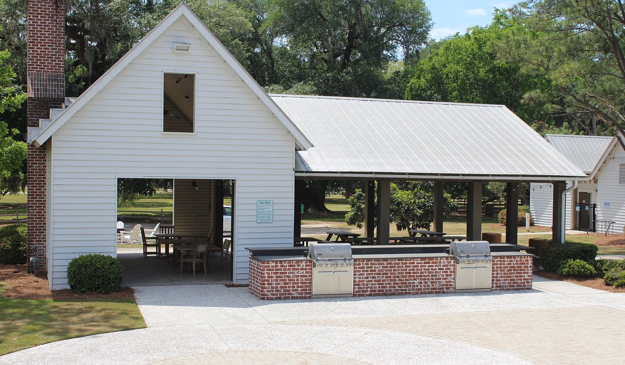 Covered Pavilion and Grilling Stations