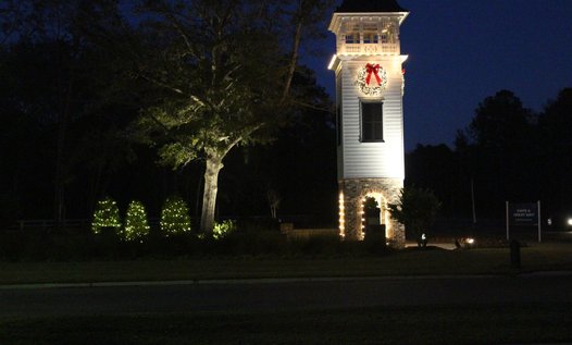 The Ponds Entrance at Night